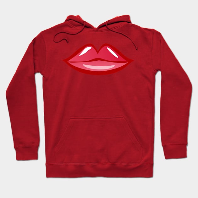 Kiss my sexy lips Hoodie by chrstdnl